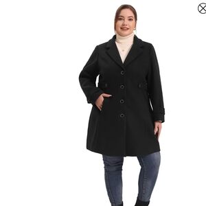 Classic Black Women's Trench Coat
